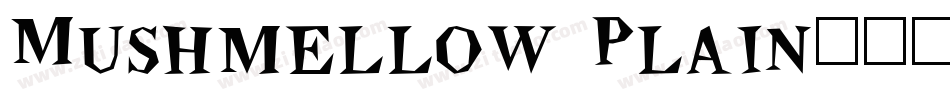 Mushmellow Plain字体转换
